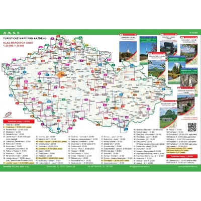 Turistické mapy pro každého - Zahrada Evropy 1:25T /22