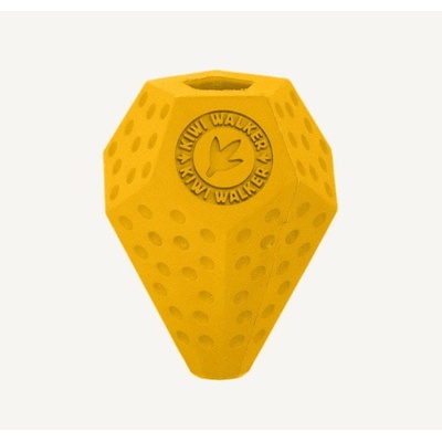 Kiwi Walker Diaball gumová s otvorem 10 cm oranžová