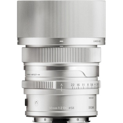 SIGMA 50 mm f/2 DG Contemporary pro L-mount stříbrný