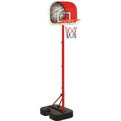 vidaXL Prenosná nastaviteľná basketbalová súprava 138,5-166 cm