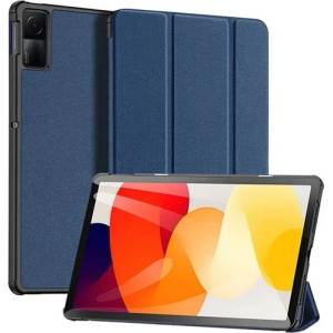 Dux Ducis Redmi Pad SE 11 DUX DUCIS DOMO калъф за поставяне, активен FLIP с кожен ефект, текстилна шарка, BLUE BREATH GP-150374 (GP-150374)