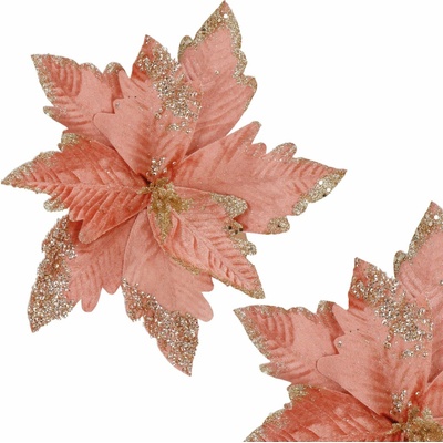 Springos CA1259 VÁNOČNÍ OZDŮBKA POINSETTIA 27 CM