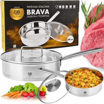 Panvica Karl Hausmann Brava 24 cm nerezová oceľ