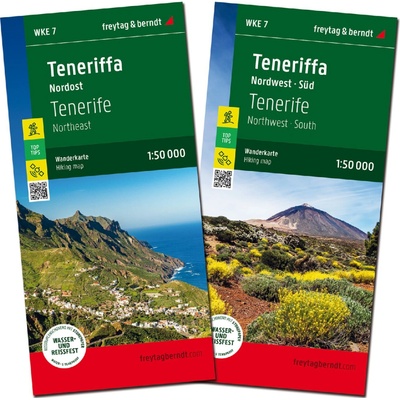 Tenerife severovýchod, severozápad a juh set 1: 50 000 Freytag&Berndt