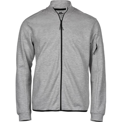TEE JAYS tj5704 athletic / Мъжка блуза с цип - сиво xxxl (18570461013)