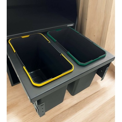 Starax S-2385, 2 x 24 L, VÝSUVY GRASS, ANTRACIT