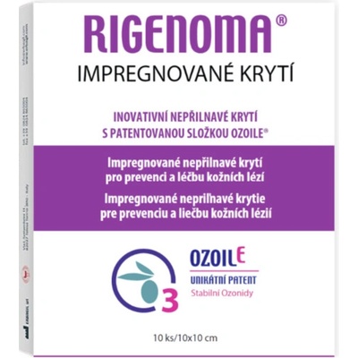 RIGENOMA impregnované nepřilnavé krytí 10 ks