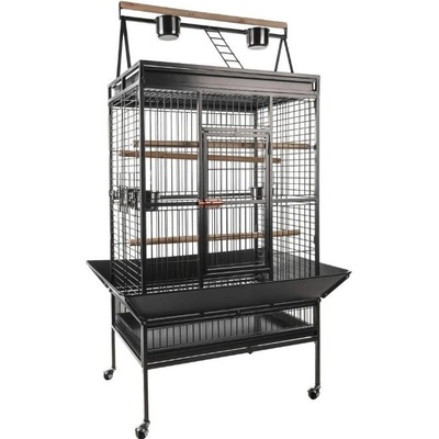 FLAMINGO Parko antracitová 102,5 x 80 x 174,5 cm