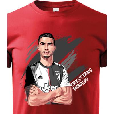 Dětské tričko Cristiano Ronaldo ČervenáCanvas Dětské tričko Bezvatriko.cz 1904