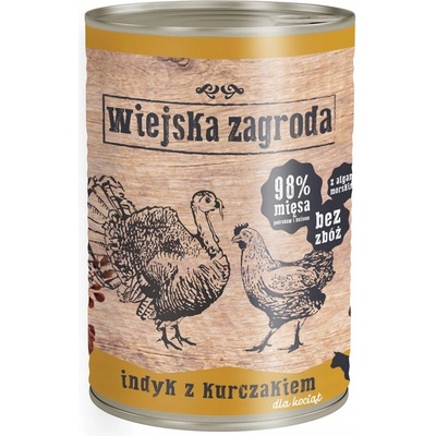 Wiejska Zagroda Kittens Morka s kuracím mäsom 400 g