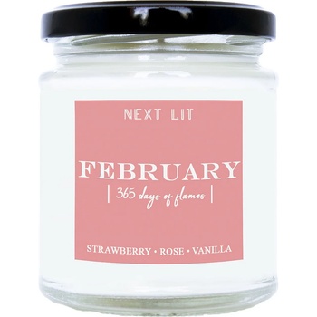Image 1 of With Scent of Books Ароматна свещ Next Lit 365 Days of Flames - February (NL027)