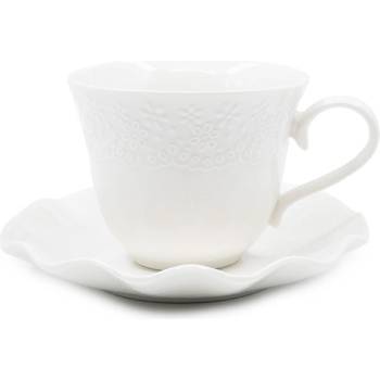 Сервиз за капучино 12 части 0.220 литра дантела чиния вълни (2-23512)