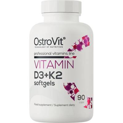 OstroVit Vitamin D3 + K2 Softgels, 90 Capsules