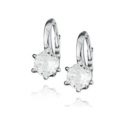 NUBIS® stříbrné náušnice se zirkonem NB-3329-06
