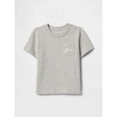 GAP Baby tričko Pocket šedá
