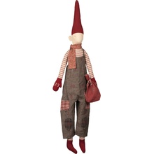 Maileg Adventný kalendár škriatok Pixy Boy Brown 121 cm