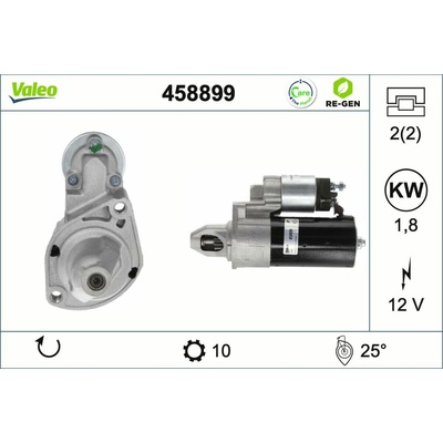 Štartér VALEO 458899
