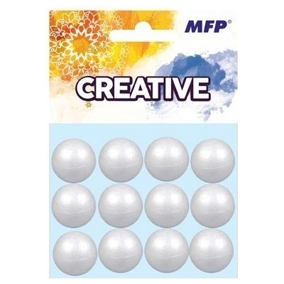 MFP Koule polystyrenová hladká 2 cm bílá 12 ks – Hledejceny.cz