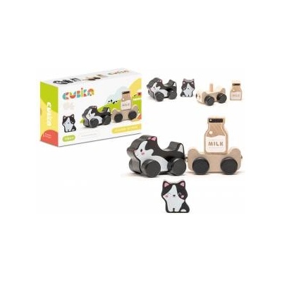 Cubika Wise Cat Milk Wooden Toy 15450
