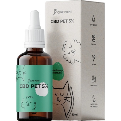 Cure Point CBD PET 5% Olej pro psy 10 ml