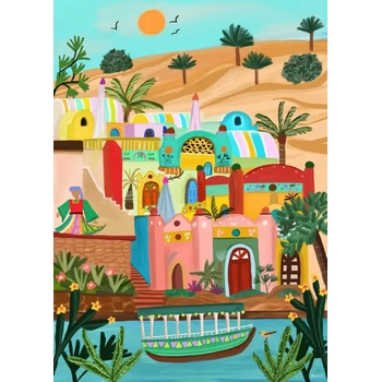 Image 1 of Pieces & Peace - Puzzle The Nubian Village - 500 piese