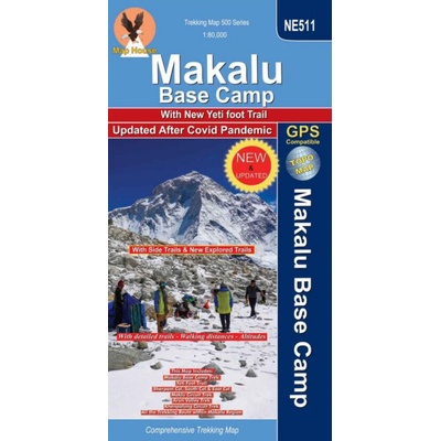 Nepa maps mapa Makalu Base Camp 1:80 t.