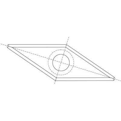 IGM RSS-CB Kosočtvercová žiletka - 27x10x2,5 HW