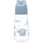 Baby Care Бебешко шише с релефна капачка Lorelli - Baby Care, Animals, 125 ml, Moonlight Blue (10200750001)