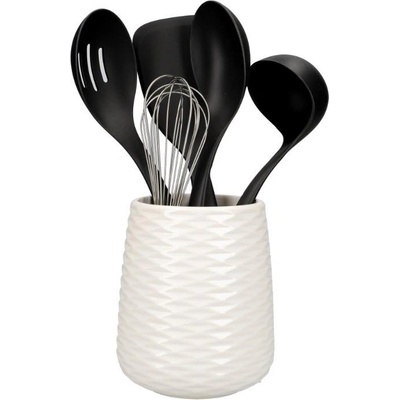 KitchenAid 6dílná sada náčiní s nádobou černá KQG561BXOBE