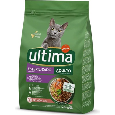 Ultima Cat Sterilized losos a jačmeň 2,5 kg