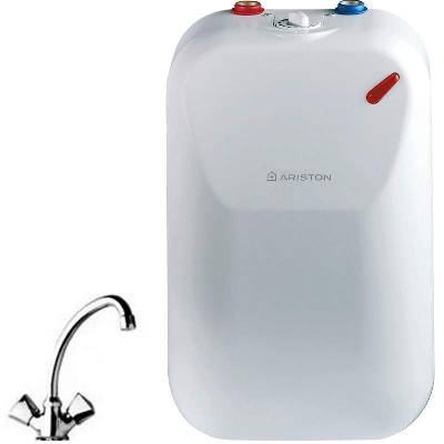 Ariston Ohřívač zásobníkový elektrický beztlakový, pod odběrné místo ARKSH 5U EU, 2kW, 5 l, 250 x 385 x 184 mm 3100659