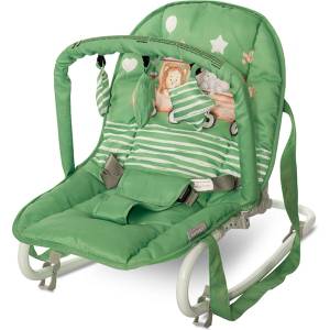 Lorelli Бебешки шезлонг Lorelli - Eliza, Green Train (10110142510) - kindermarket