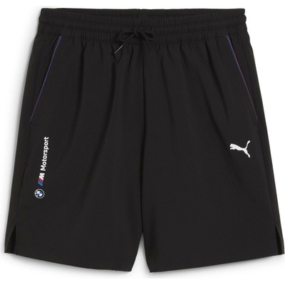 Puma BMW M MOTORSPORT ESSENTIALS+ WOVEN SHORTS čierna biela