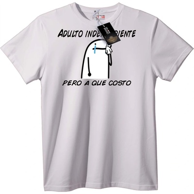 NOONEBRAND Тениска Независим Възрастен - Но Колко Скъпо - L, White