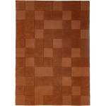 Flair Rugs Теракотен ръчно изработен вълнен килим 160x230 cm Checkerboard - Flair Rugs (503119382616)