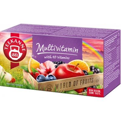 Teekanne Multivitamín ovocno bylinný čaj s 10 vitamínmi 20 ks