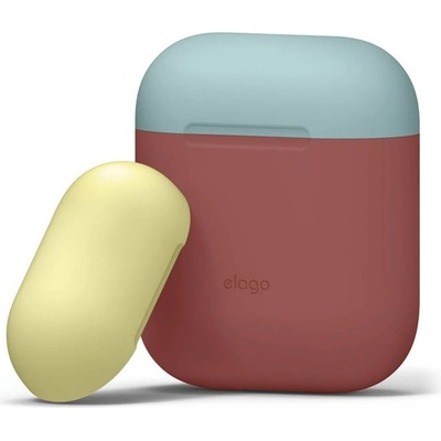 elago Защитен калъф Elago Duo за Apple Airpods, червен (EAPDO-IRO-CBLYE)