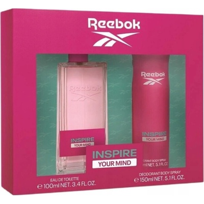 Reebok Inspire Your Mind For Women EDT 100 ml + deospray 150 ml