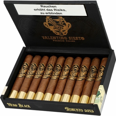 Valentino SIESTO Nero Robusto 50x5 Sun Grown 10 ks