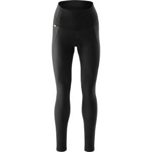 Gonso Дамски дълъг панталон за колоездене Gonso Women's Essential Tight High Waist Therm Cycling bottoms - Black - размер 36 (EU) (155-2156-0112)