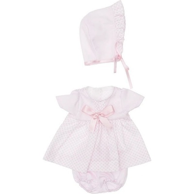 Asi Dolls Дрехи за кукла Asi Dolls - Коке, розова рокля с шапка и гащички, 36 cm (3403530)