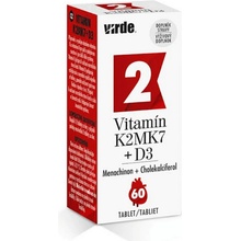 Virde Vitamín K2 MK7 + D3 60 tabliet