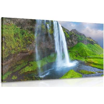 Obraz vodopád na Islandu - 60x40