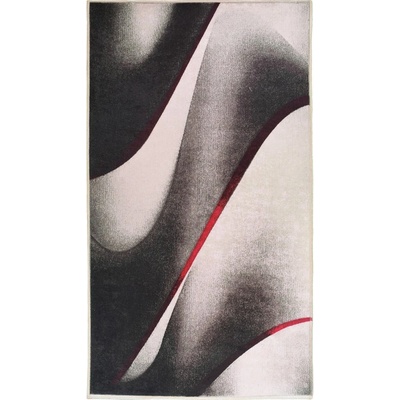 Vitaus Бял и черен килим, който може да се мие, 80x50 cm - Vitaus (KRN-9538-50x80)
