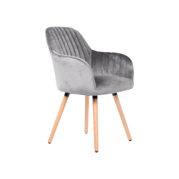 Carmen Трапезен стол Carmen 9970 - сив