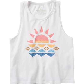 Passenger Дамски топ Passenger Women's Sunray Recycled Cotton Vest Top - White (916-4438-0213)