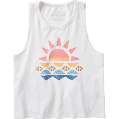 Passenger Дамски топ Passenger Women's Sunray Recycled Cotton Vest Top - White (916-4438-0213)