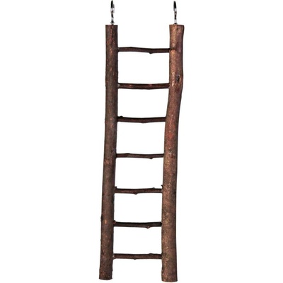 Natural Living dřevěný žebřík přírodní dřevo 7 příček/30 cm