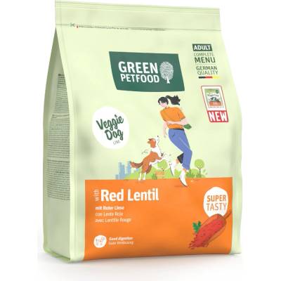 Green Petfood Veggie Dog s červenou šošovicou 2 x 10 kg