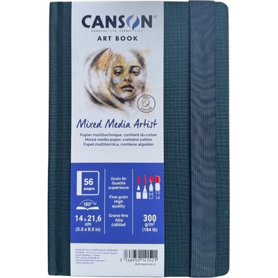 Canson Mixed Media Artist Book v pevné vazbě (14 × 21 6) 300g 28 listů – Zbozi.Blesk.cz